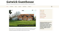 Desktop Screenshot of gatwickguesthouse.net