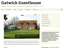 Tablet Screenshot of gatwickguesthouse.net